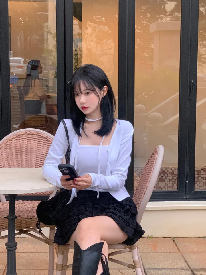 [MADE/3pcs/활용도최고] 비올라 브이넥 탑 가디건set (6color) 상세 이미지 42