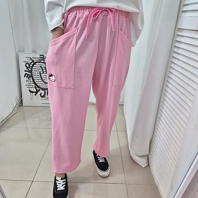 [~99SIZE]캐릭 자수 밴딩배기팬츠 상세 이미지 24