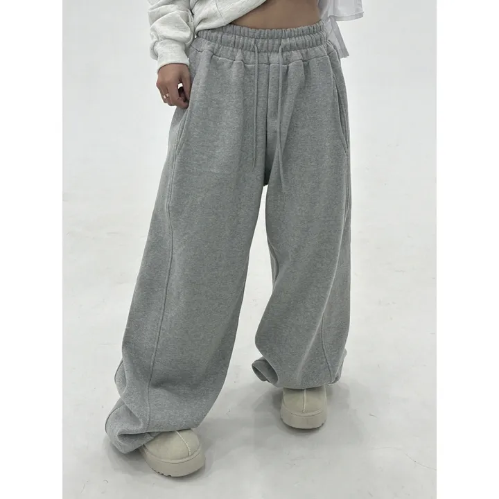 ❤️‍🔥누적판매8,000 돌파 기념❤️‍🔥[UNISEX/기모 ver.🤧/소장추천!]럽 올 컬러 와이드 스트링 트레이닝 팬츠(5color) 상세 이미지 124