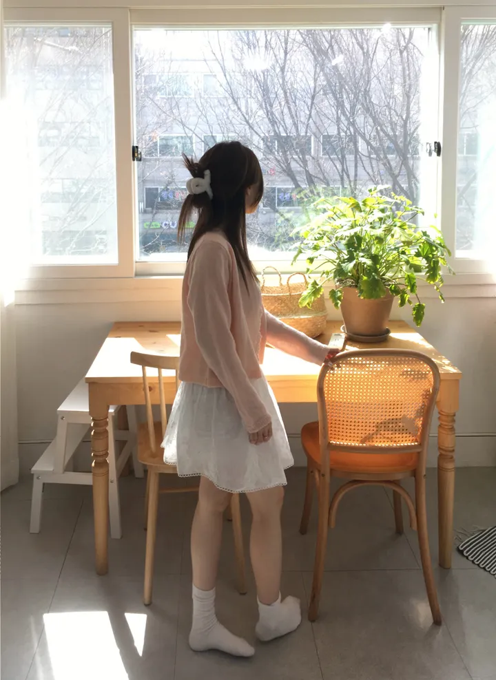 [봄신상💐](5colors/파스텔색감🌈🖍️) 레이어드 펀칭 라운드넥 니트 봄 가디건 cd 상세 이미지 107