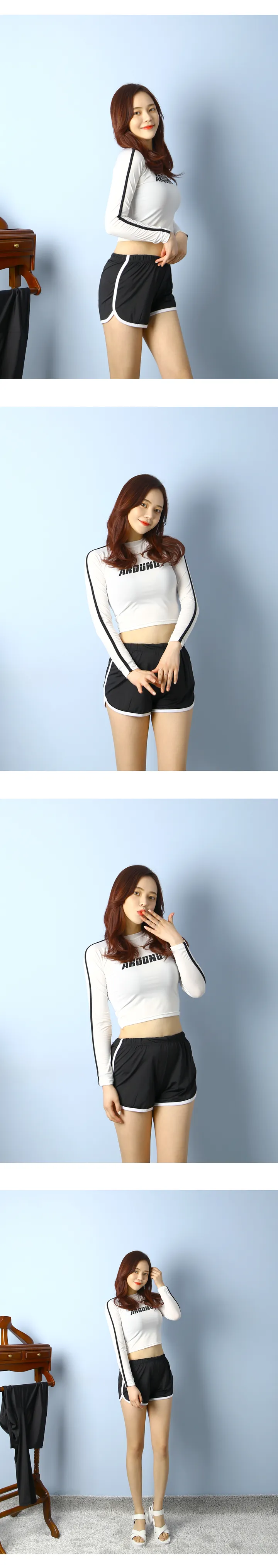(묶음할인 여름필수품 무배) 배색 래쉬 팬츠 수영복바지 돌핀팬츠 (파라노말샵) 상세 이미지 12
