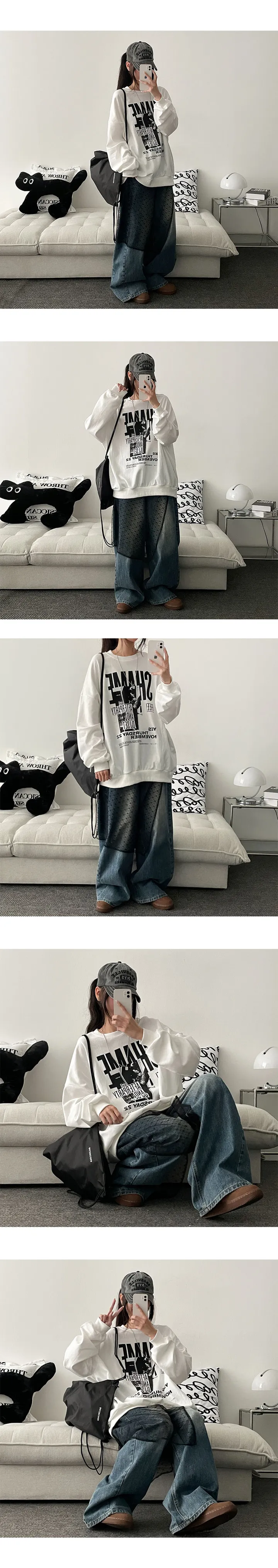 [핏보장🔥숏,롱~XL] 2.5만❤️누적7천장! 거스워싱핀턱와이드데님팬츠 (5color) [일반,기모안감2가지!] 상세 이미지 17