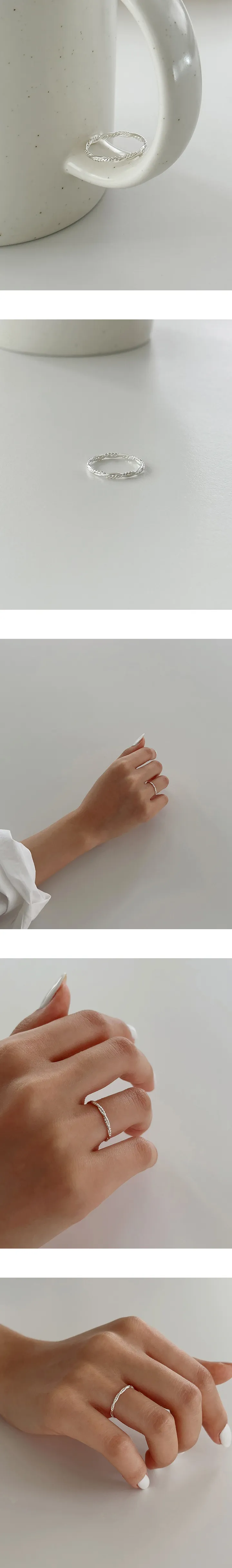실버 925 베이직 기본 실반지 레이어드 포인트링 상세 이미지 30