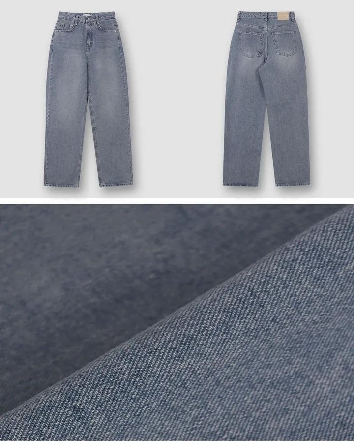 [후기인증핏👖] 투데이 와이드 중청데님팬츠 (+기본/롱ver) - 4 size (자체제작/슬로우앤드/와이드핏/스트레이트핏/데일리룩/워싱) 상세 이미지 18