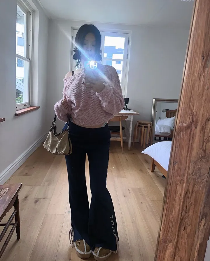아일렛 스니커즈 부츠컷 레깅스pt 상세 이미지 3