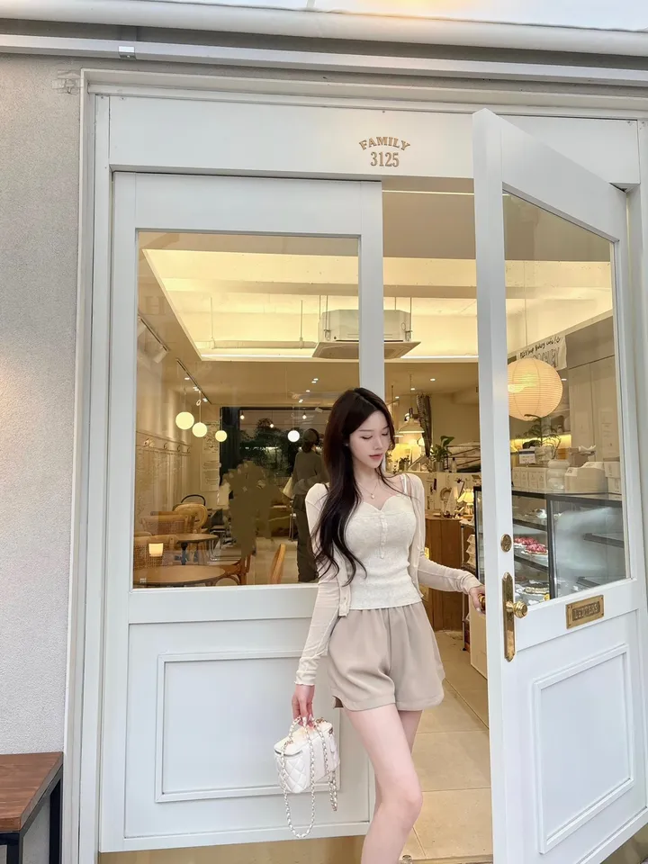 *인스타 주무폭주* 베이비 가디건 / 봄여름가디건, 꾸안꾸 , 데일리룩 ,살안타템 , 여리핏 ,가디건코디 상세 이미지 7