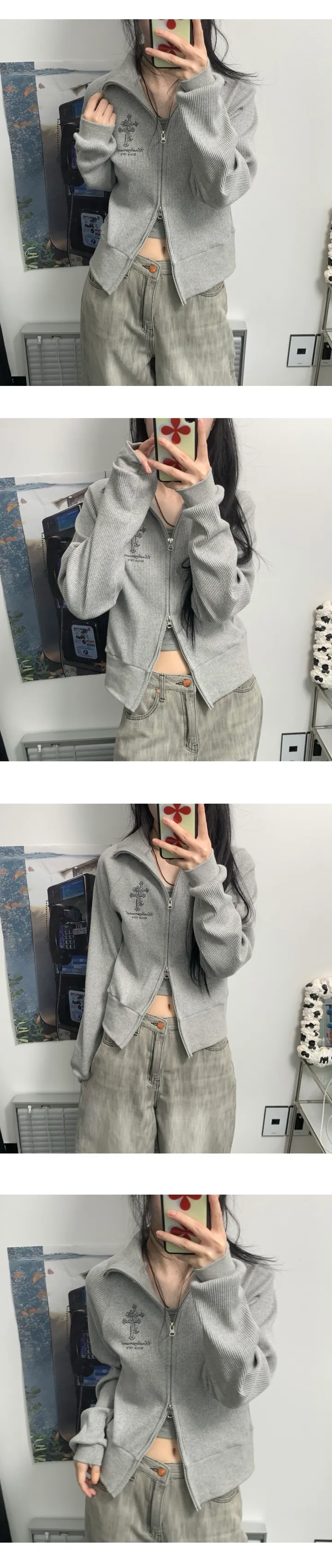saint golgi zip-up (3color) 상세 이미지 22