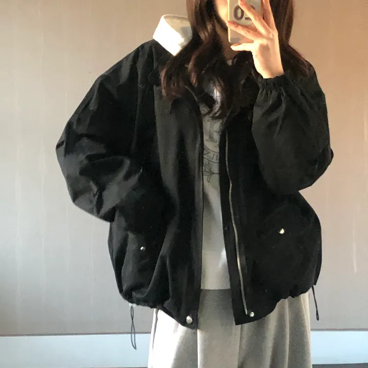 [최저가보장/후드탈부착!] 루즈핏 후드 레이어드 야상 점퍼 누빔 안감있음 -2colo 상세 이미지 29