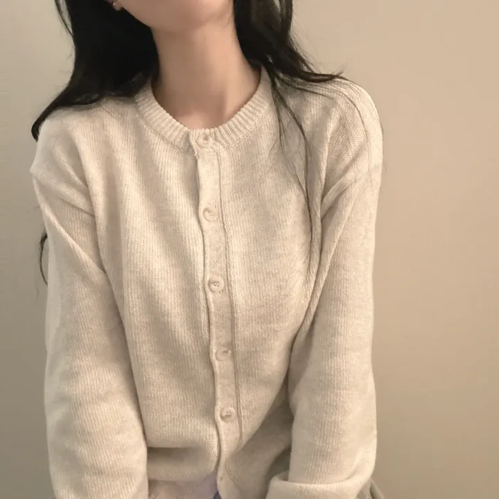 [캐시울10%/여유핏~!] 퀄리티 높은 봄 데일리 니트 가디건 6color 상세 이미지 4