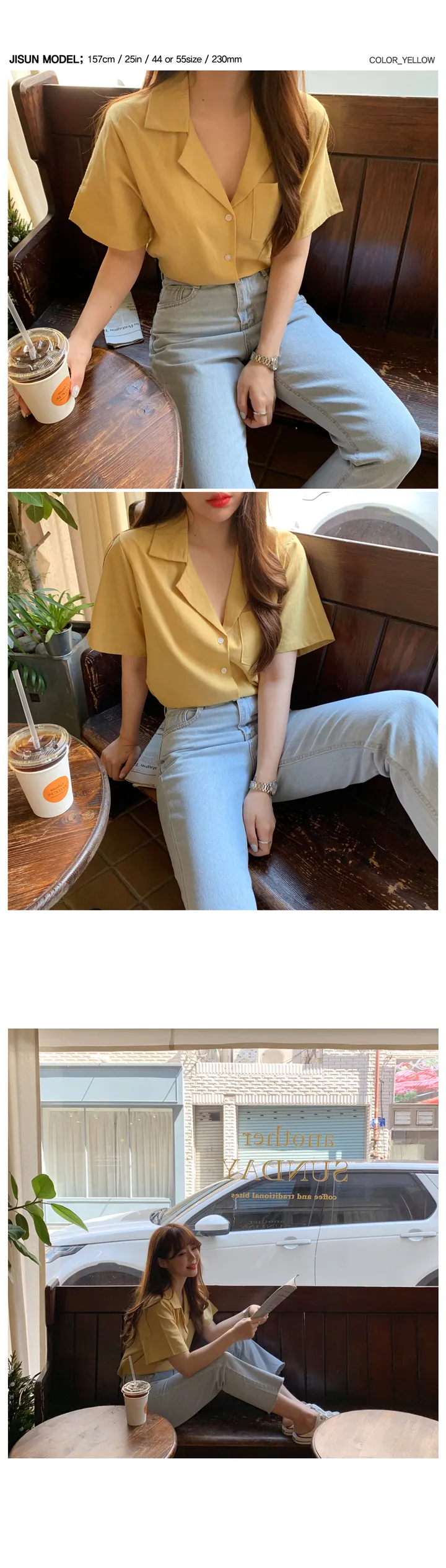 '당일발송'[landmade]인생핏키작녀썸머데님일자팬츠 (2color)'S-XL사이즈' 상세 이미지 5