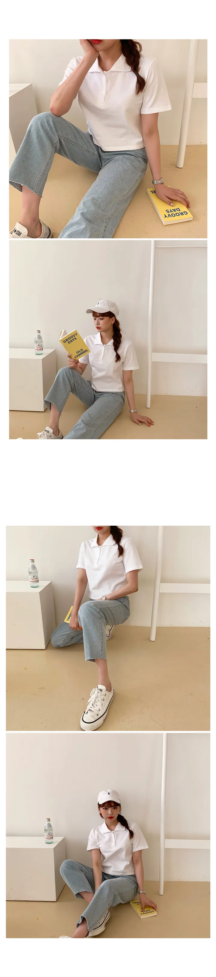 '당일발송'[landmade]인생핏키작녀썸머데님일자팬츠 (2color)'S-XL사이즈' 상세 이미지 35