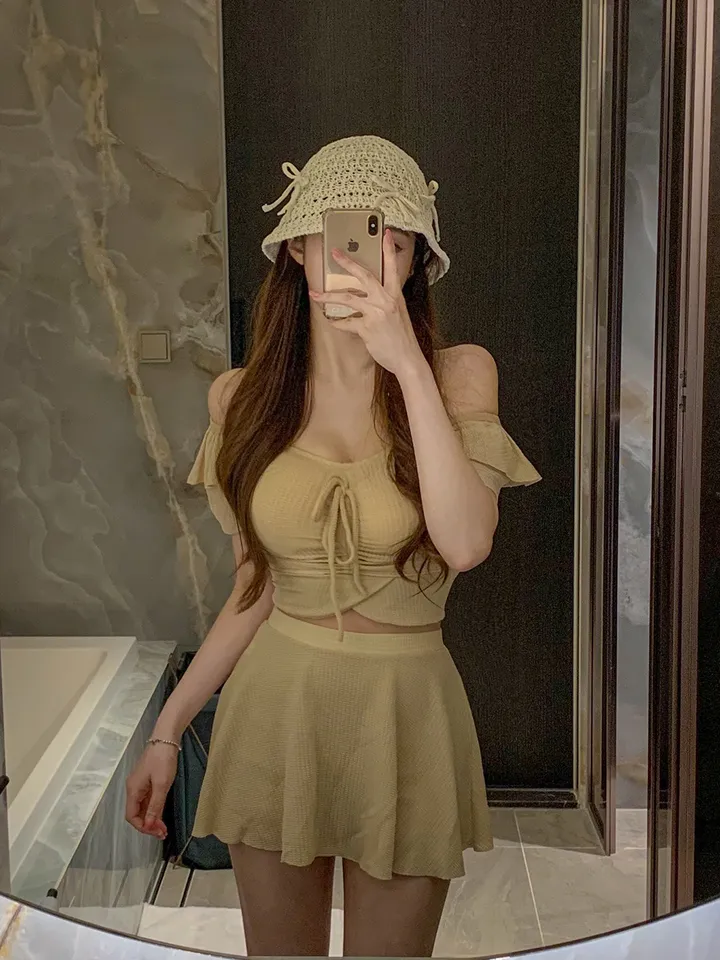[러블리무드🎀소두핏] 벙거지 버킷햇 꽈배기 그물 뜨개 니트 짜임 모자 봄 여름 휴양지룩 휴가룩 여행룩 3COL 상세 이미지 18