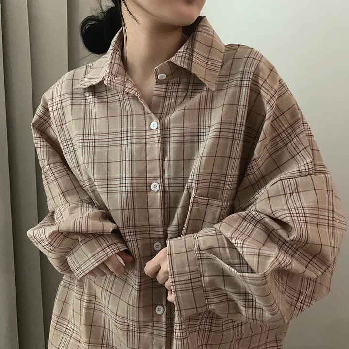 묶음할인🎈[오버핏🤍] 마가린 체크 오버 남방 상세 이미지 32
