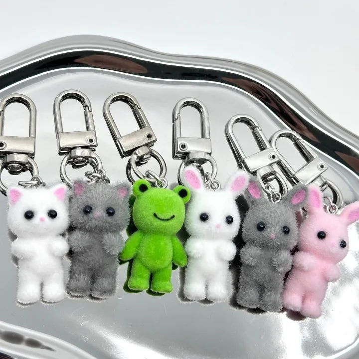 💘2개 묶음할인💘 개구리 토끼 고양이 키링 핸드폰 스트랩 귀여운 가방 에어팟케이스 버즈 폰케이스 친구 키링 에어팟키링 버즈키링  아이폰7 8 se2 11 12 13 14 15 16케이스 프로 미니 갤럭시 S22 23 24 노트20 투명 젤리 실리콘 카드 애플워치 생일 친구 우정 상세 이미지 15