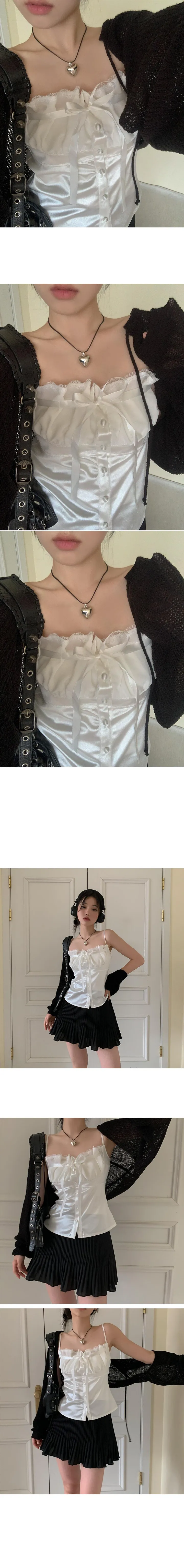 [데일리필수] 더 부클 리본 볼레로 가디건 상세 이미지 5