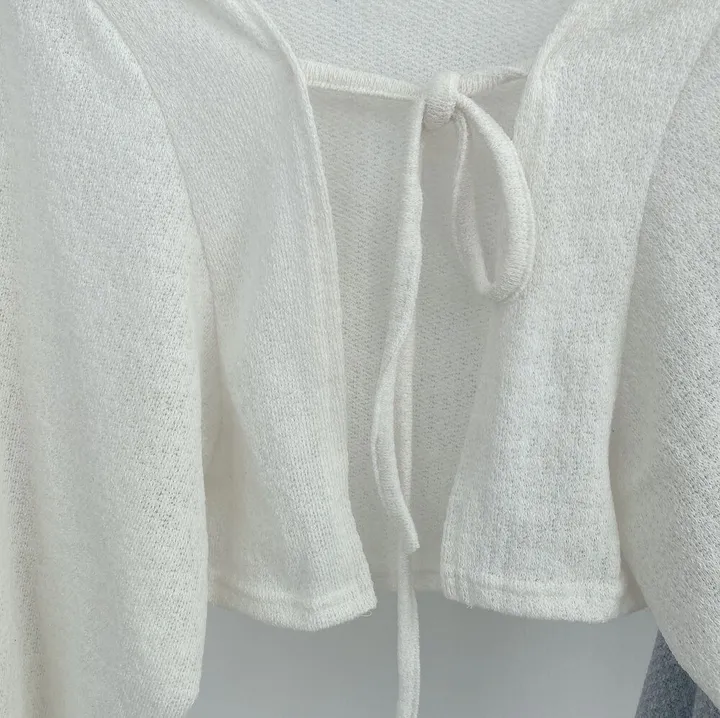 부클 볼레로 크롭 가디건 3color 상세 이미지 25
