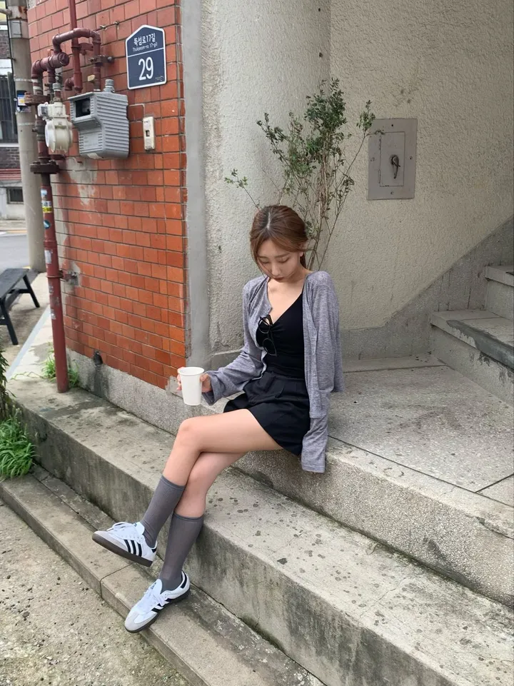 후기보장🔥 [팔뚝살제거핏🔥후기보장] 4계절진행 [여리핏] 콜로이드 보카시 찰랑 가디건 봄 여름 가을 루즈핏 4계절 라운드넥 긴팔 상세 이미지 14