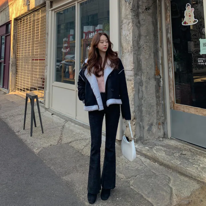 [심쿵핏/털빠짐X] 따뜻 도톰 파스텔 루즈핏 앙고라 모헤어 크롭 브이넥 벌룬 소매 깃털 퍼 니트 가디건 상세 이미지 43