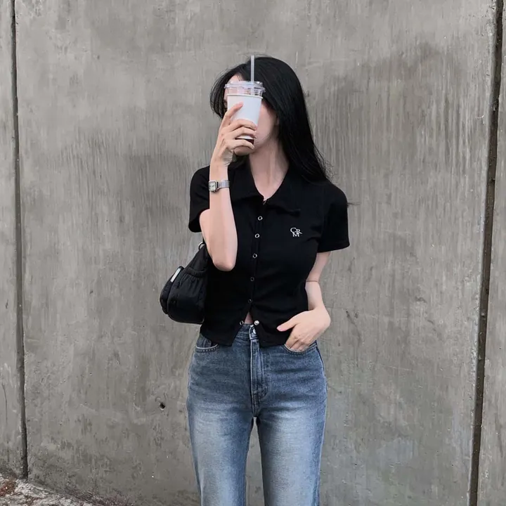 [드디어반팔출시!!/아이보리 당일출고🎉] 자체제작 #크치Made 반팔 ver. 웨하스 슬림핏 카라 골지 반팔 니트 가디건 - cd 상세 이미지 98