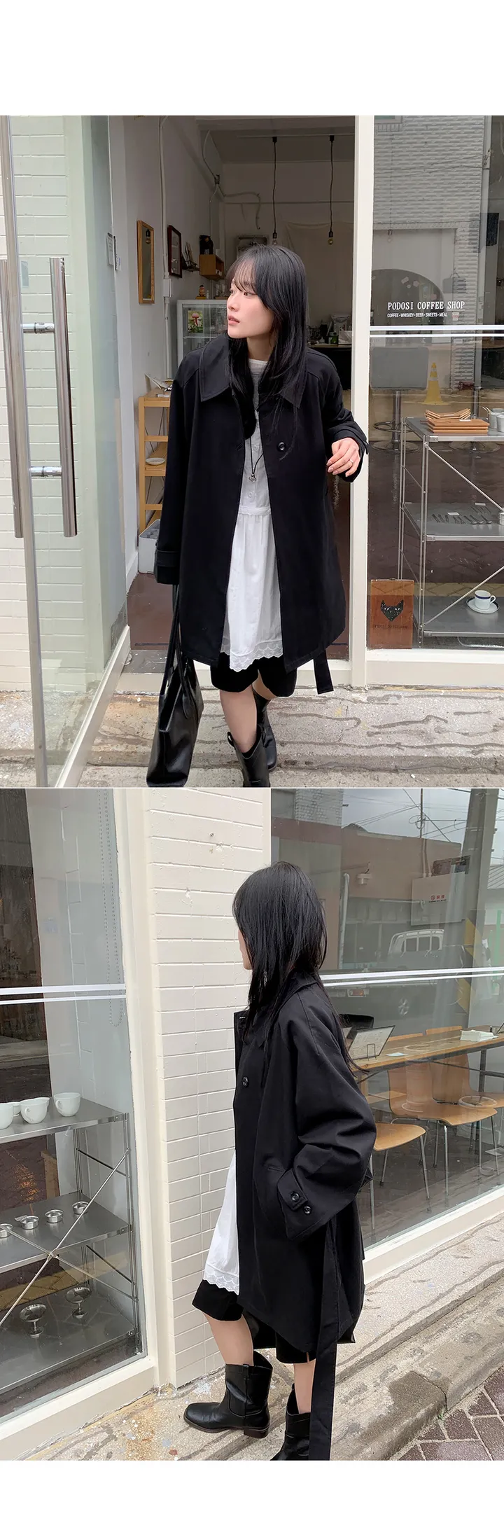 [간절기필수!베이직한♥]밀스래글런하프트렌치CT 상세 이미지 34