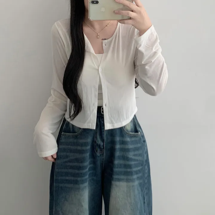 *넉넉여리핏🌸* 청순여리 베이직 크롭 가디건 상세 이미지 5