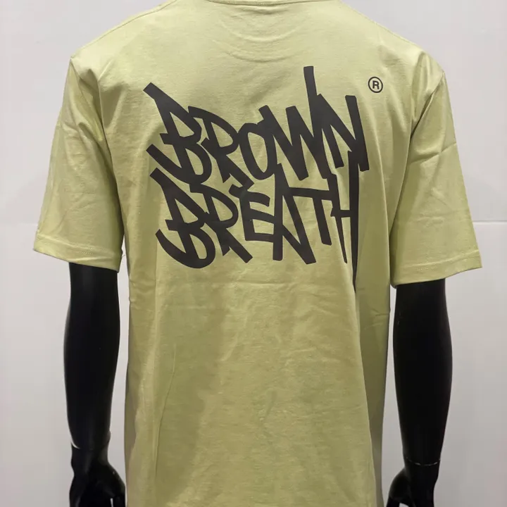 브라운브레스 2025 S/S TAG TEE 반팔 티셔츠 - LEMON