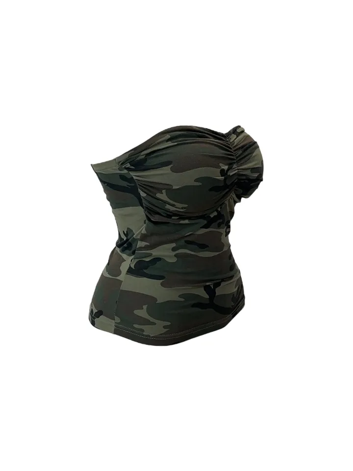 Camo military top skirt set 카모 밀리터리 탑 스커트 세트 상세 이미지 20