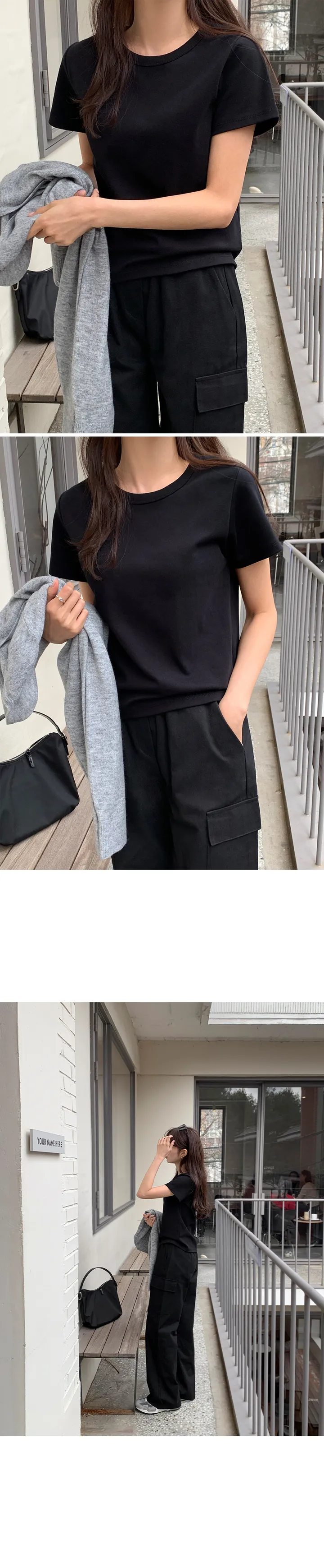 [👍질좋은기본티][MADE] 에센셜 탄탄 크루넥 반팔 티셔츠 상세 이미지 72