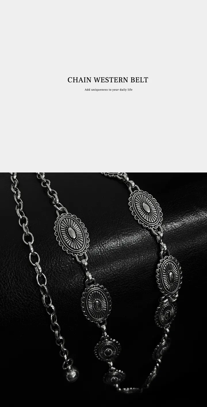 chain western belt 상세 이미지 2