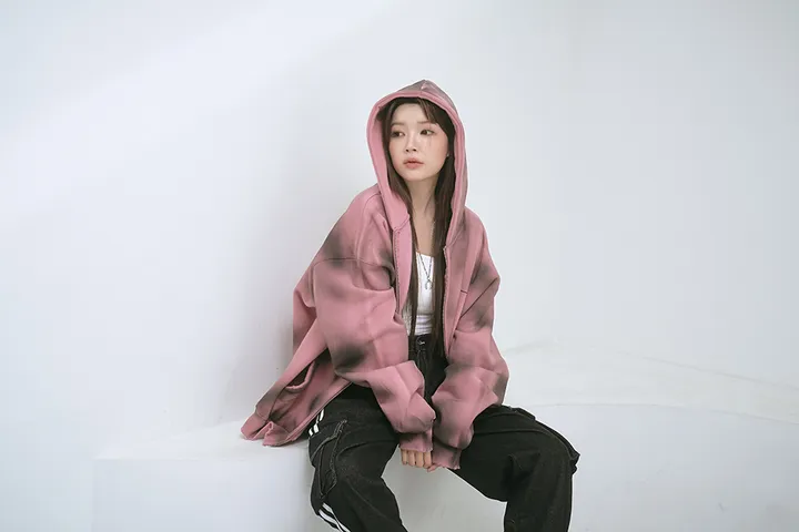 [UNISEX] 빈티지 워싱 더티 투웨이 후드집업 크롭 워싱  피그먼트 오버핏  핸드워머  커플룩 스트릿룩 빈티지룩 남여공용 유니섹스 크롭집업  빅사이즈 유니크 봄신상신상 물나염 상세 이미지 49
