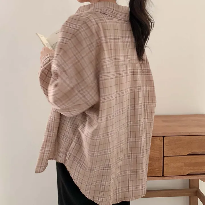 [✨8천장돌파!✨/컬러추가!]여리앤아방 체크남방 코튼 셔츠 -4color 상세 이미지 57