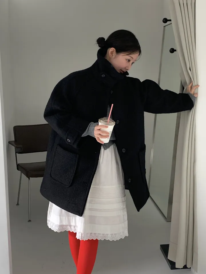 basic round cardigan (5color) 상세 이미지 16