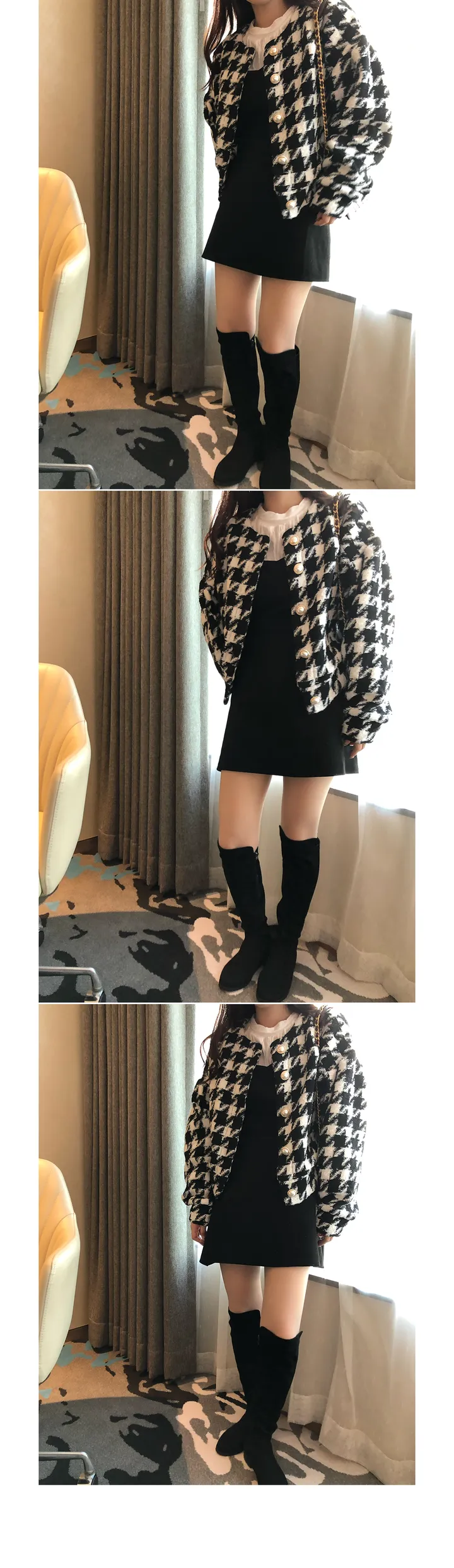 주문폭주[MADE] black pink tweed - set 상세 이미지 20
