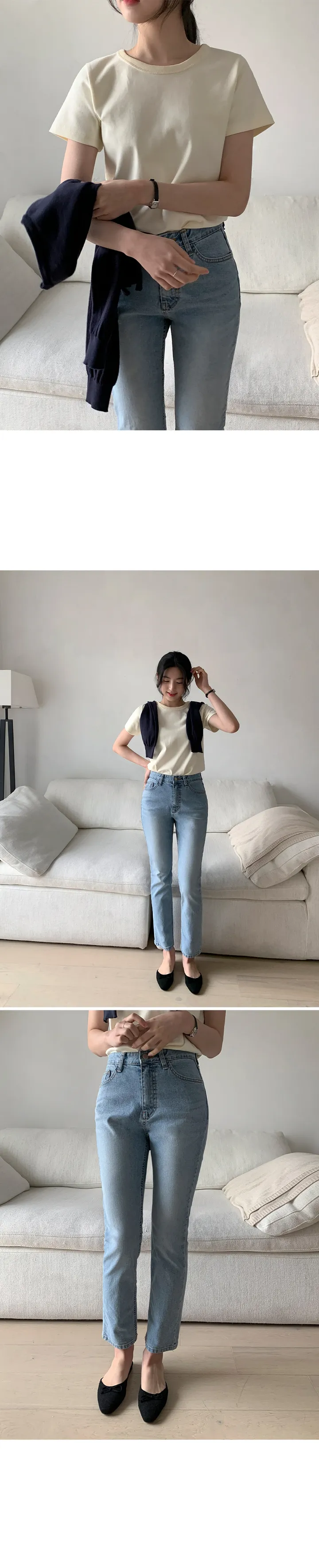 [👍질좋은기본티][MADE] 에센셜 탄탄 크루넥 반팔 티셔츠 상세 이미지 57