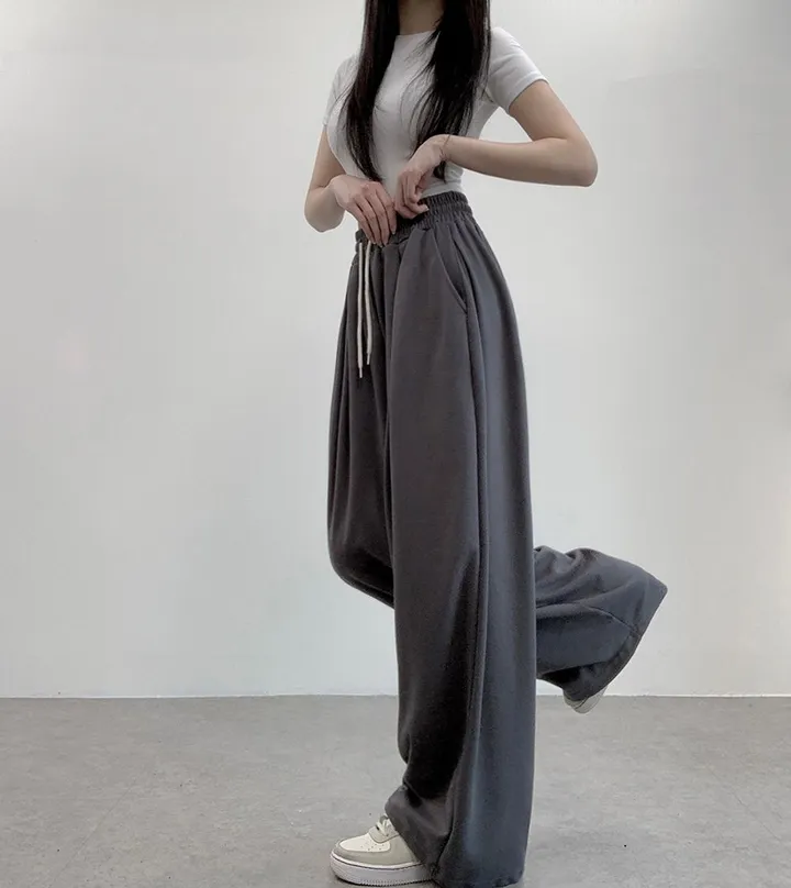 [기장선택/사계절팬츠] 루크 더블 핀턱 와이드 밴딩 롱팬츠 트레이닝 팬츠 4color 상세 이미지 24