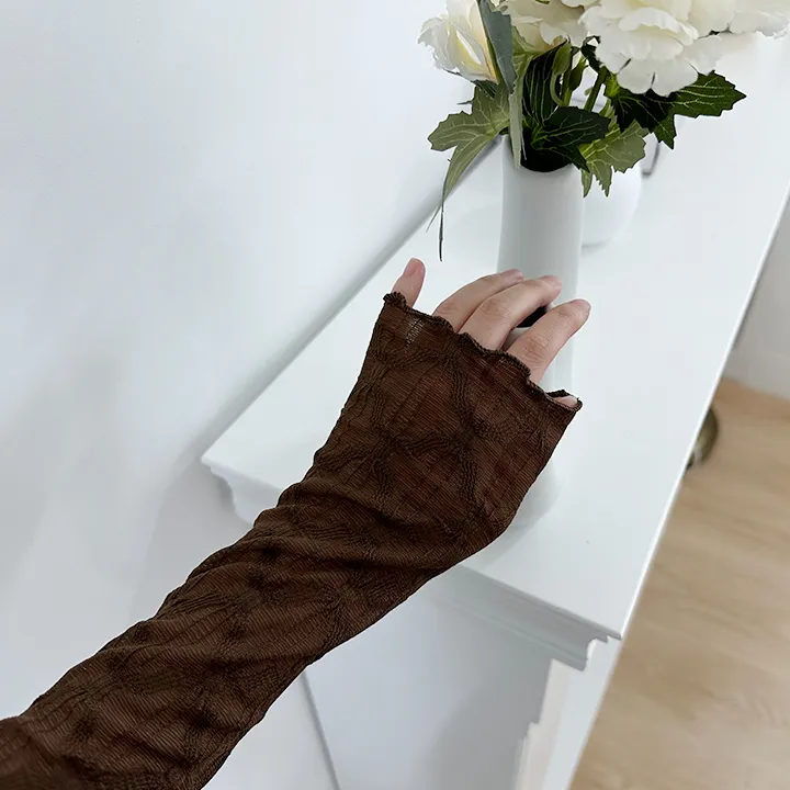 [살안타템/주문폭주] 다이아 시스루 크롭 물결 가디건 상세 이미지 19