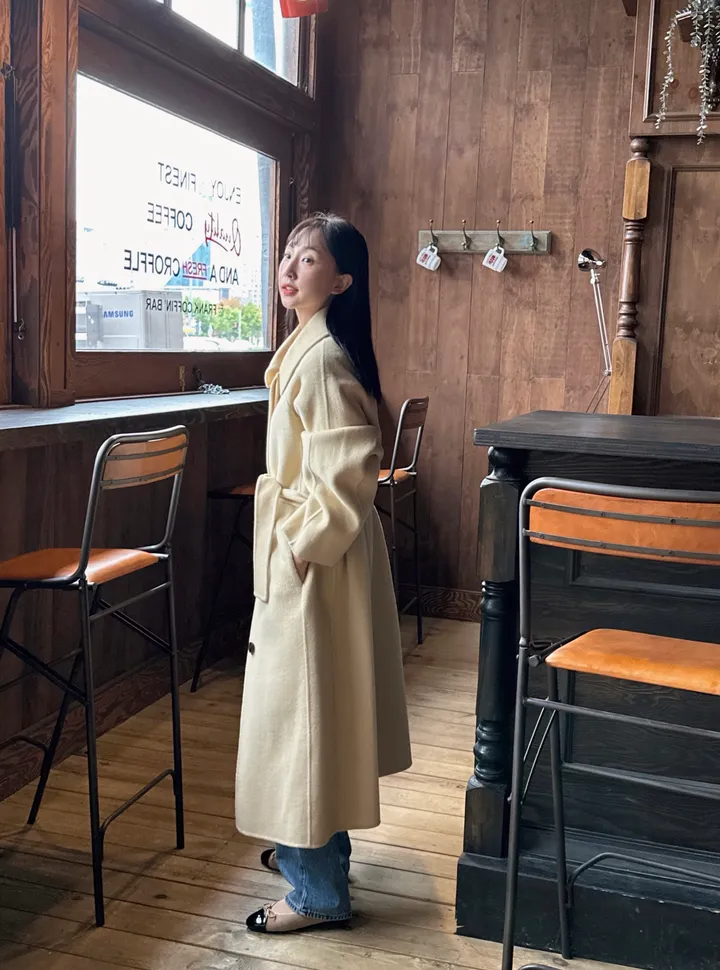 💗겨울신상/핸드메이드🛒💗 히든 핸드메이드 롱코트 (4color) 상세 이미지 15