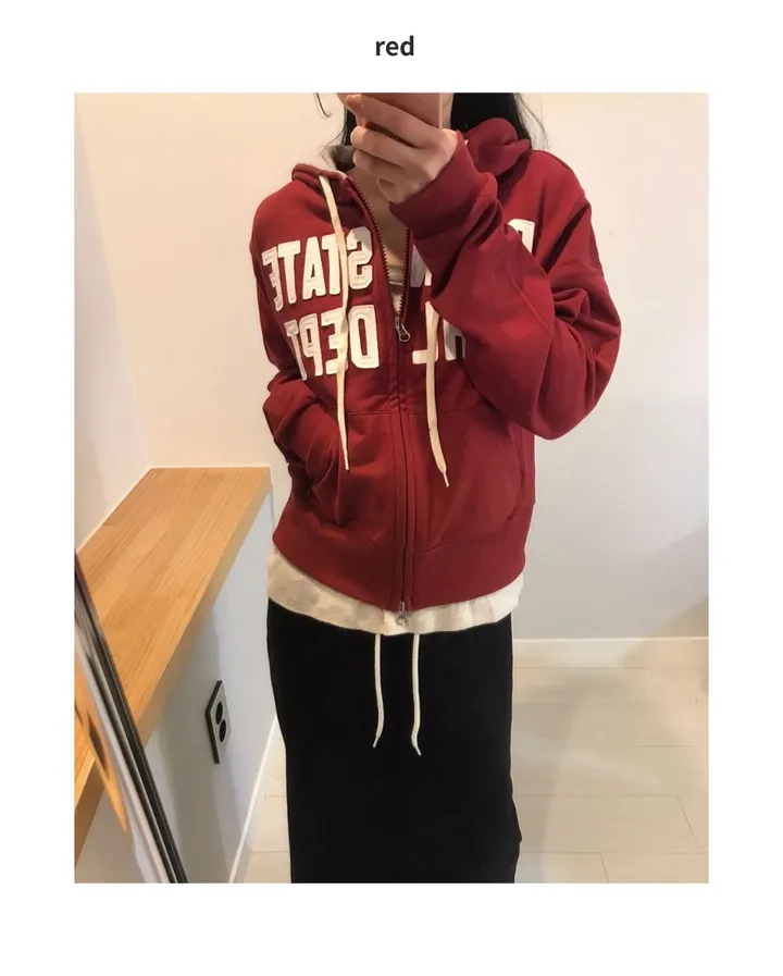 [봄신상🤍/핏보장] 프린팅 후드집업 (4color) 상세 이미지 5