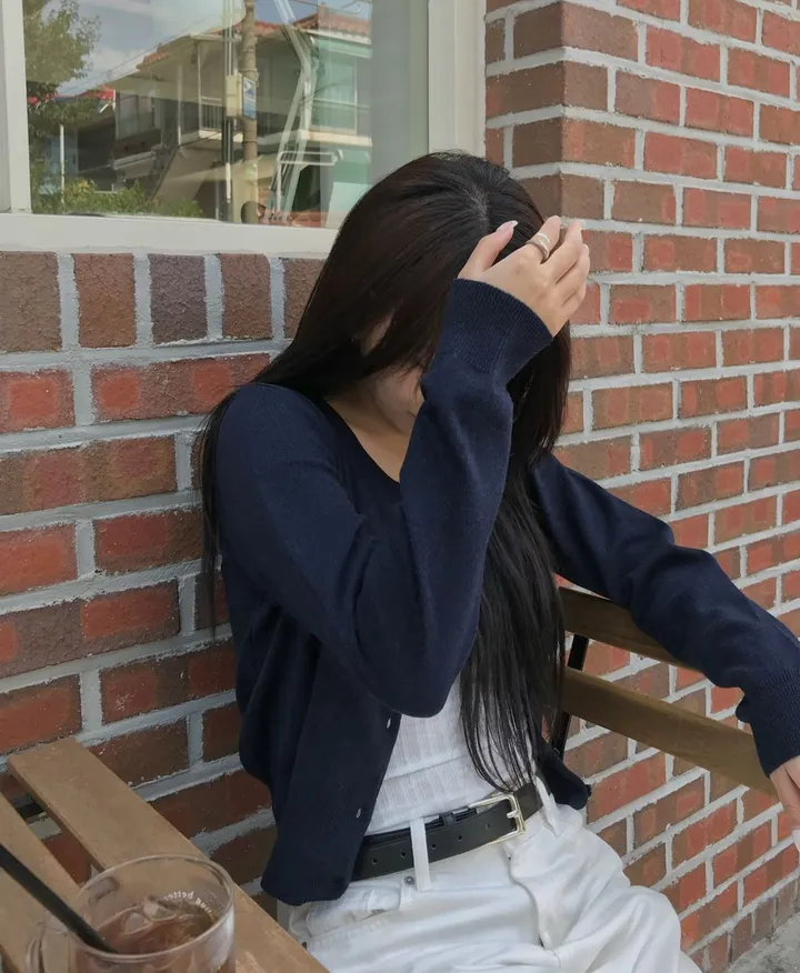 [주문폭주💭/캐시미어 혼방🍂] 라운드넥 가디건 - 10color 상세 이미지 22
