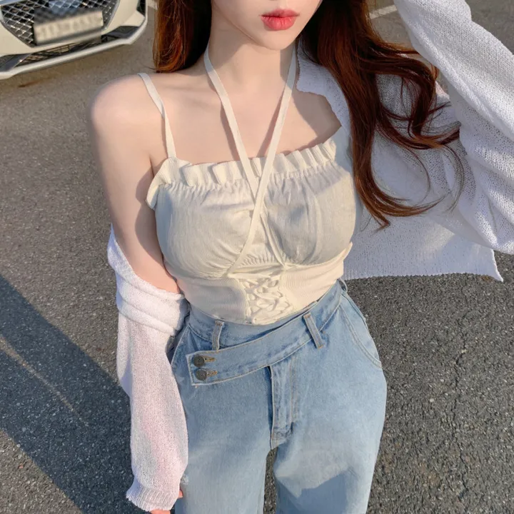 [극강여리🥺햇빛차단] 여리여리 여름 바캉스 부클 나시 크롭 니트 볼레로 가디건  커버업 5col 상세 이미지 61