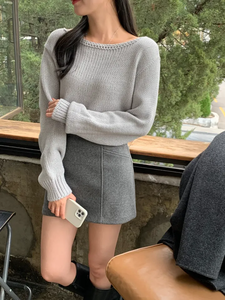 [Hand Made/울 100%] 드엘 하이넥 핸드메이드 벨트 하프 코트 하객룩 (4 color) 상세 이미지 23