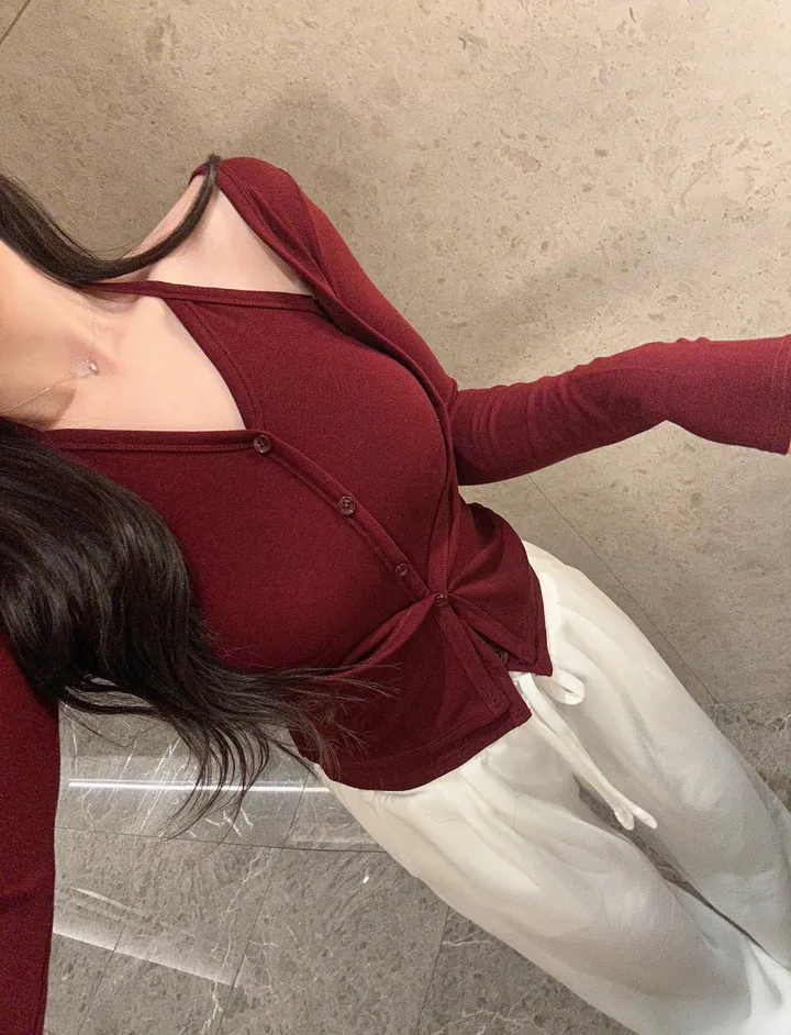 오묘한컬러감🌹*뷰엘단독* 아망 홀터넥 나시 가디건 투피스 세트 레이어드 가디건 봄가디건 상세 이미지 28