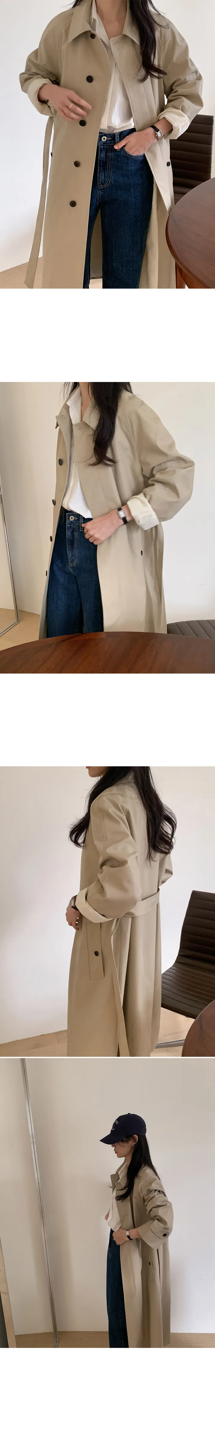 [고퀄리티][MADE] 타임리스 클래식 트렌치 코트 상세 이미지 16