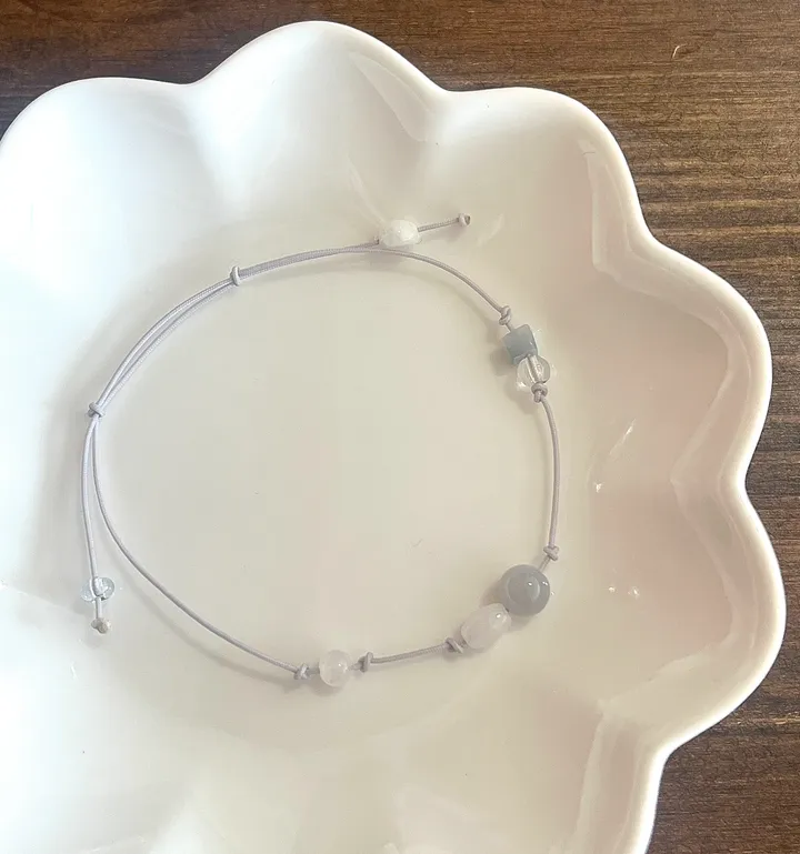 blue lace knotted bracelet 상세 이미지 10