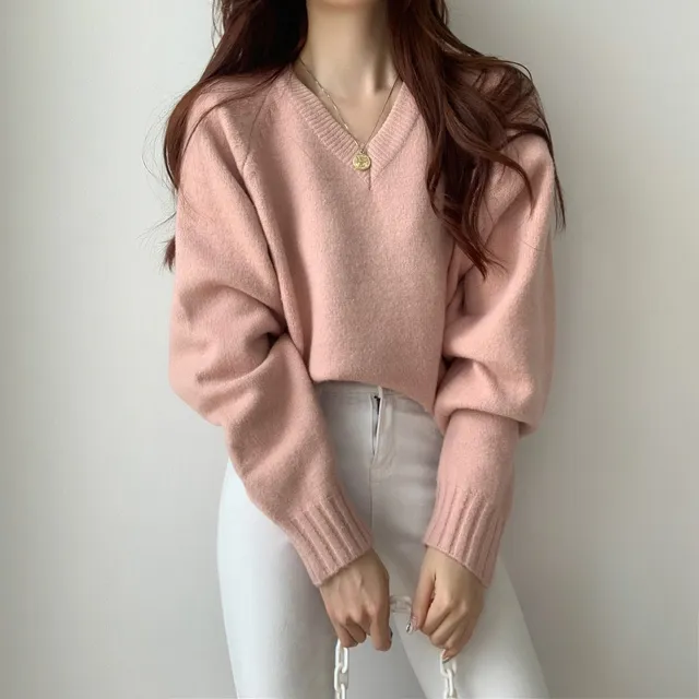 [ 무조건 소장 추천! 인기만점 ] 데일리 루즈핏 V넥 니트 상세 이미지 41