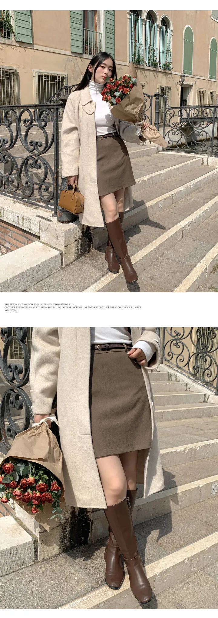 [자체제작/3천장돌파/S-L]마벨 프리미엄 히든단작 울 핸드메이드 하프 코트 상세 이미지 73