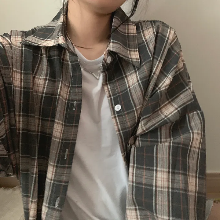 묶음할인🎈[오버핏🤍] 마가린 체크 오버 남방 상세 이미지 42