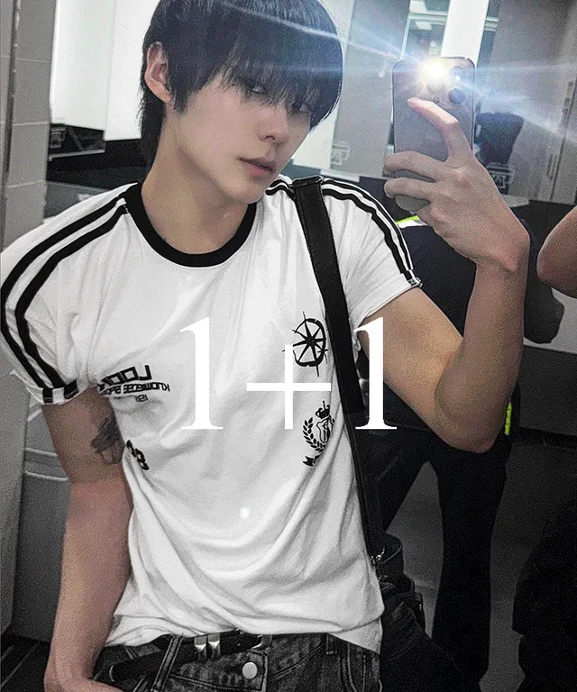 SORANO Single Logo Ringer T-Shirt [2Color] - 4910 | 패션이