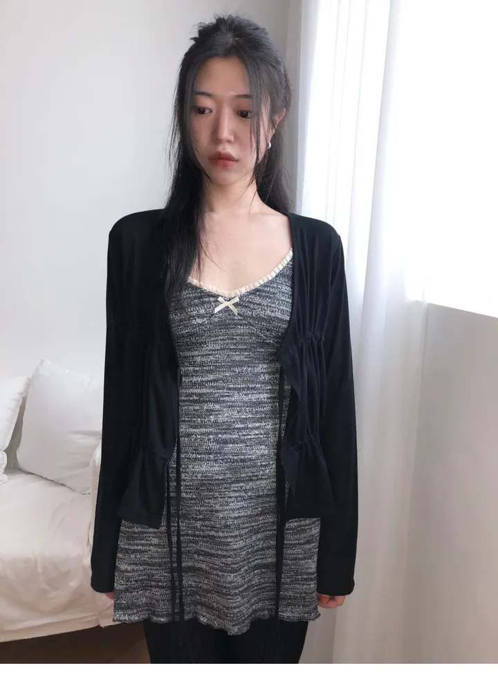 shirring cardigan (2color) / 셔링 가디건 상세 이미지 24