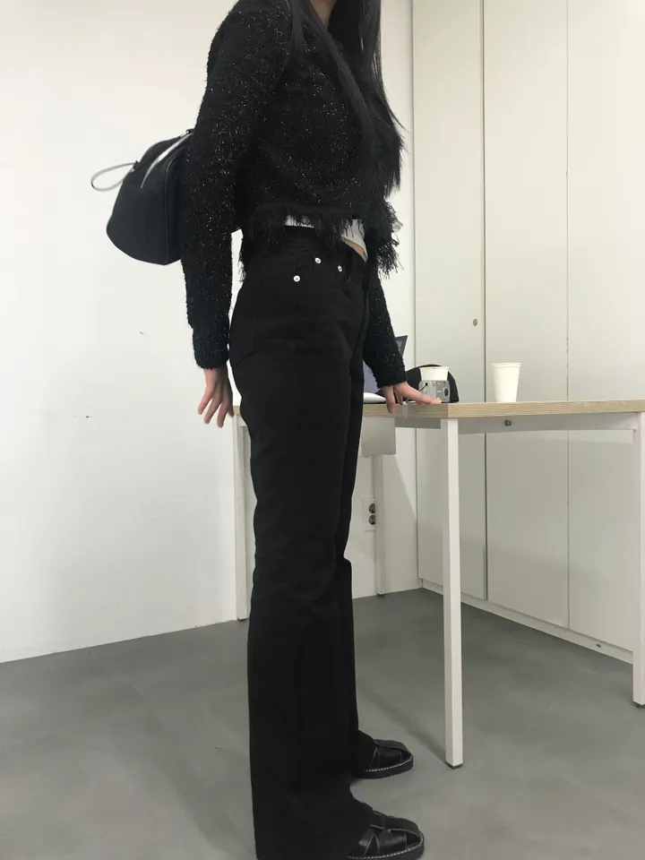 코튼 슬림 부츠컷 팬츠(2color) 상세 이미지 18
